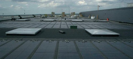 Roof of a Toyota plant